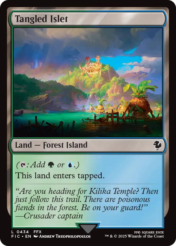 Tangled Islet (Surge Foil) [FINAL FANTASY Commander] | Card Citadel