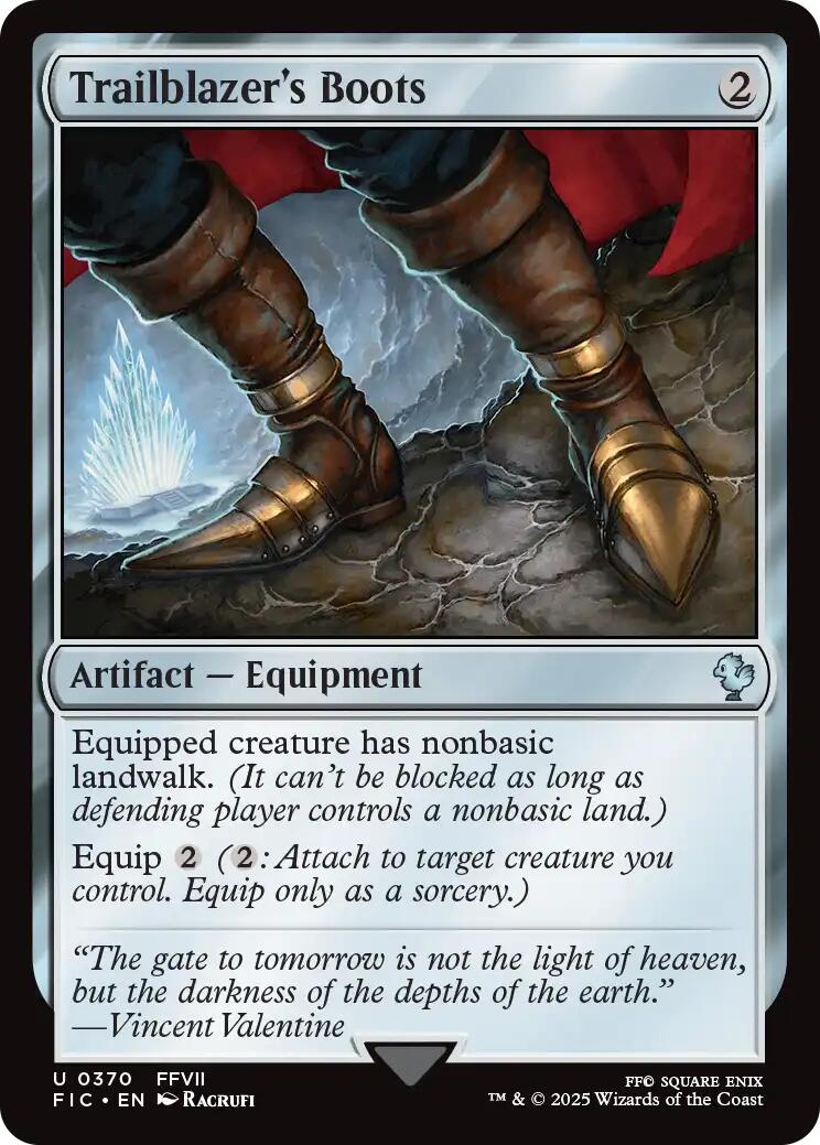 Trailblazer's Boots (Surge Foil) [FINAL FANTASY Commander] | Card Citadel