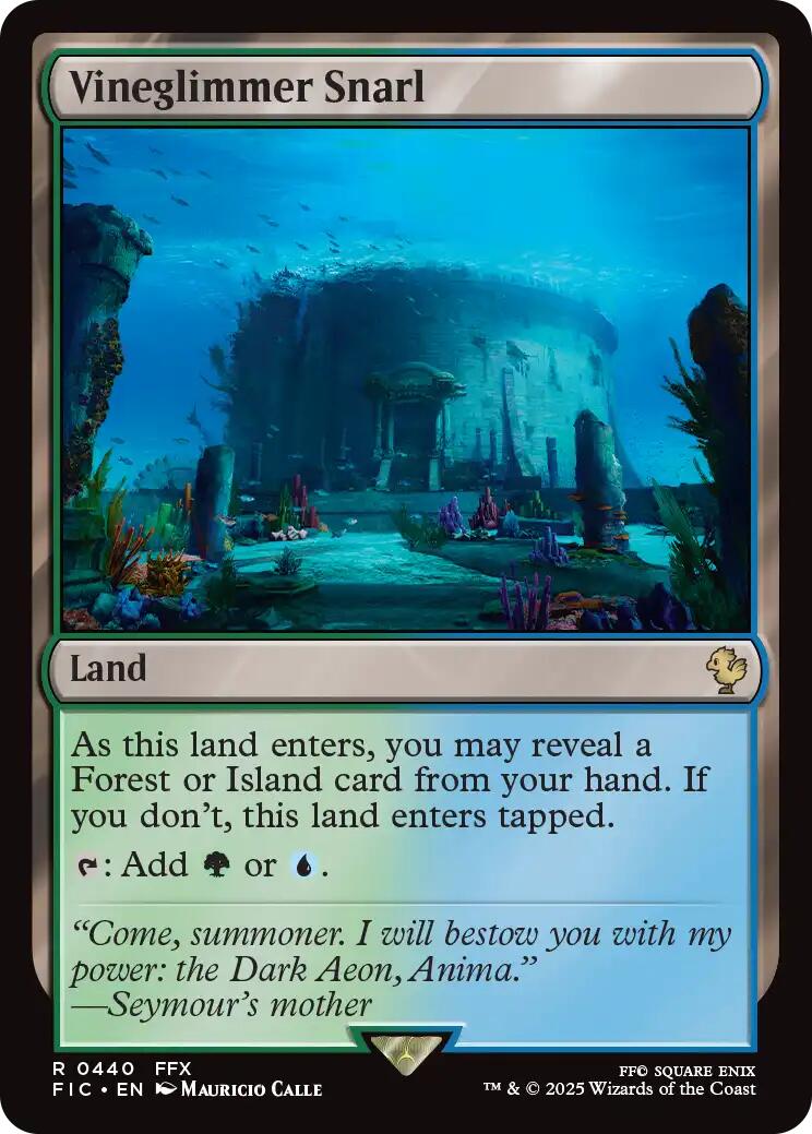 Vineglimmer Snarl (Surge Foil) [FINAL FANTASY Commander] | Card Citadel