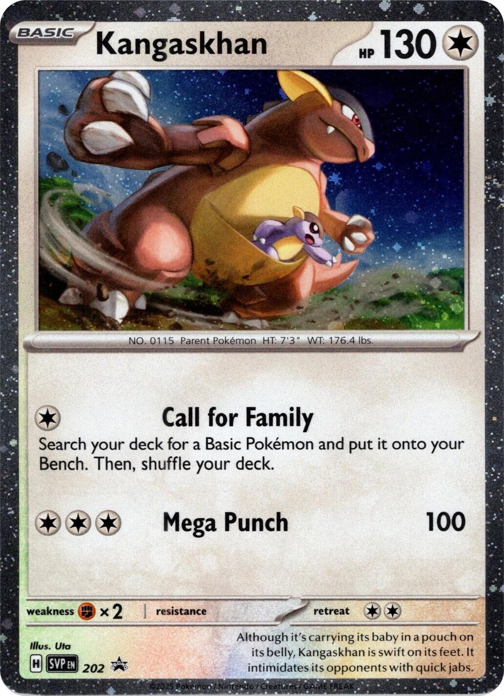 Kangaskhan (202) (Cosmos Holo) [Scarlet & Violet: Black Star Promos] | Card Citadel