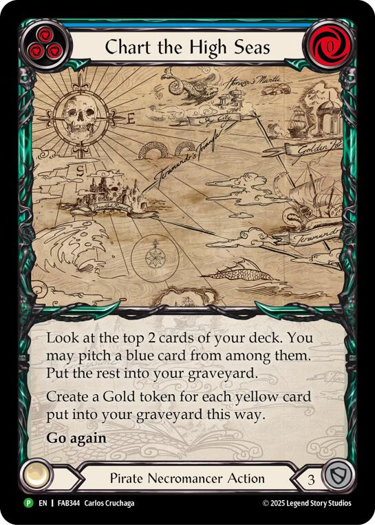 Chart the High Seas [FAB344] (Promo)  Rainbow Foil | Card Citadel