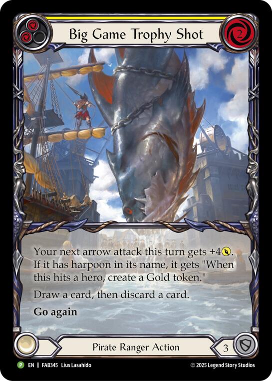 Big Game Trophy Shot [FAB345] (Promo)  Rainbow Foil | Card Citadel