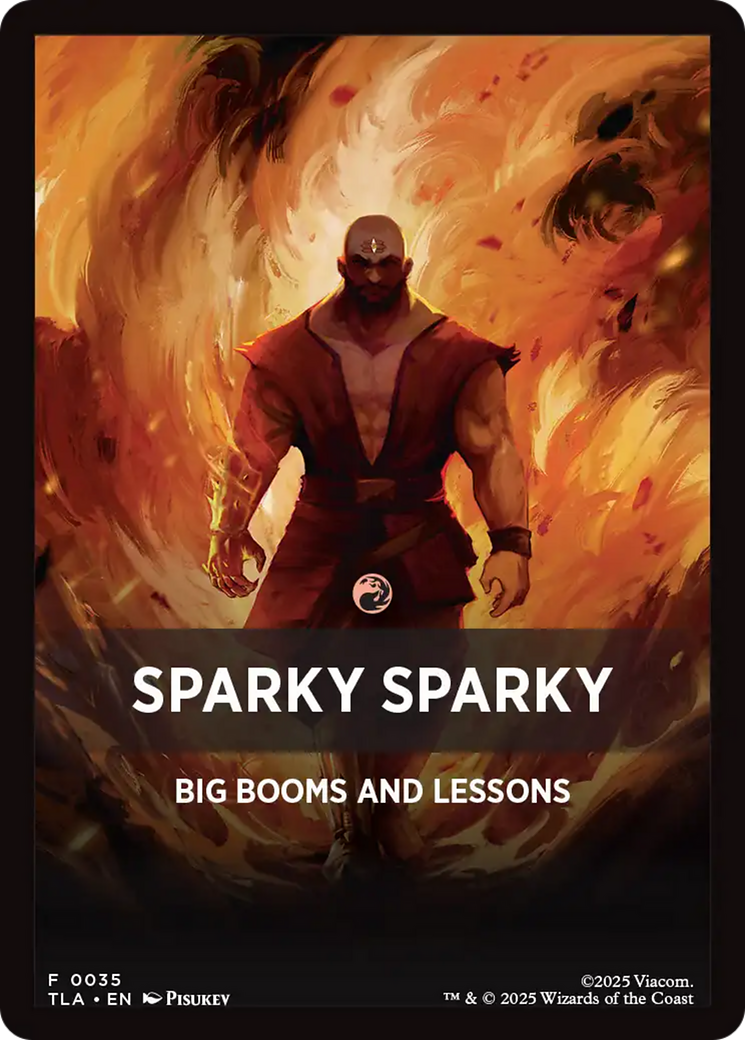 Sparky Sparky Theme Card [Avatar: The Last Airbender Tokens] | Card Citadel