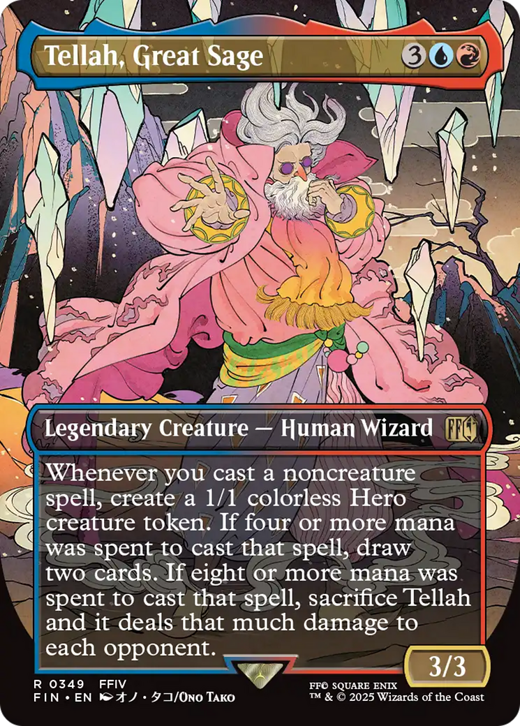Tellah, Great Sage (Borderless) [FINAL FANTASY] | Card Citadel
