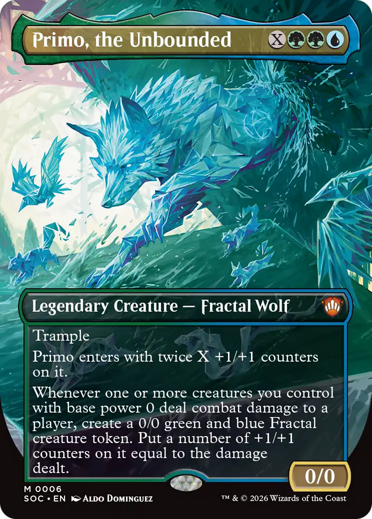 Primo, the Unbounded (Borderless) [Secrets of Strixhaven Commander] | Card Citadel