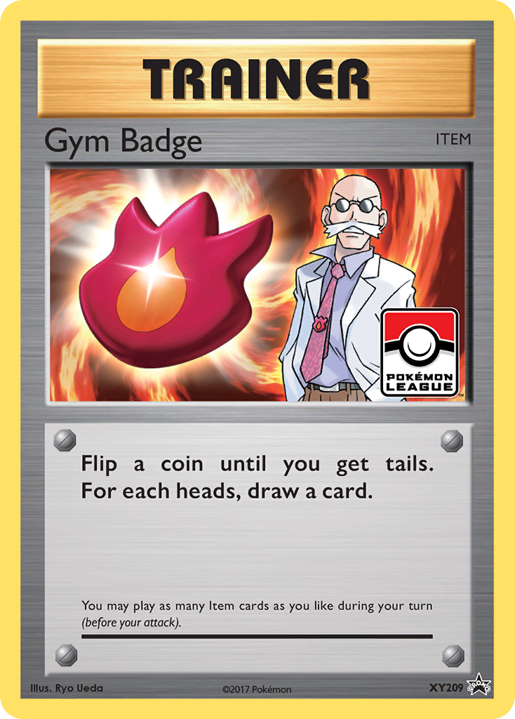 Gym Badge (XY209) (Blaine) [XY: Black Star Promos] | Card Citadel