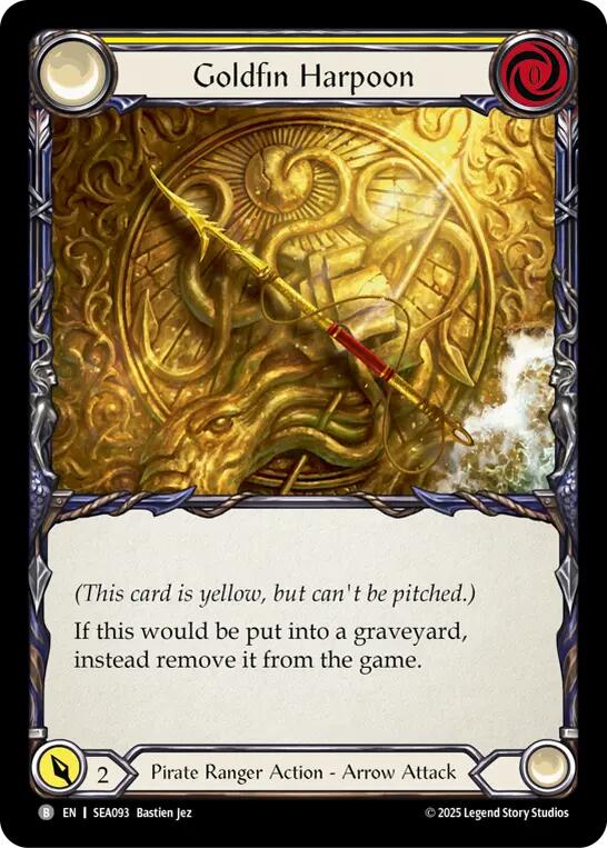 Goldfin Harpoon [SEA093] (High Seas) | Card Citadel