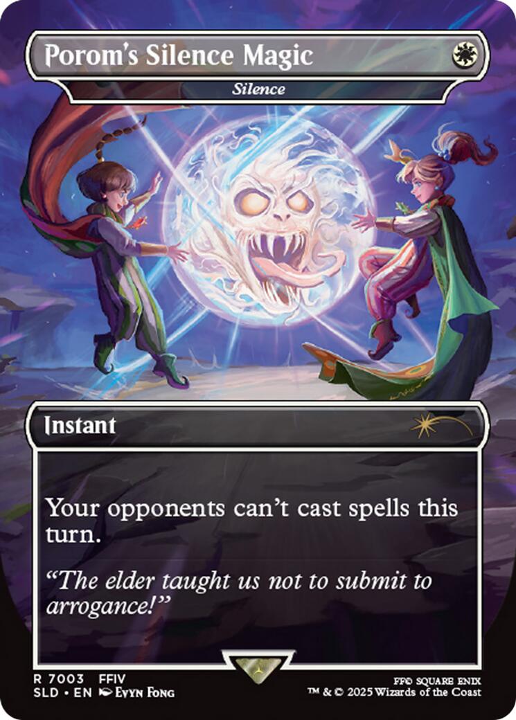 Porom's Silence Magic - Silence [Secret Lair Drop Series] | Card Citadel