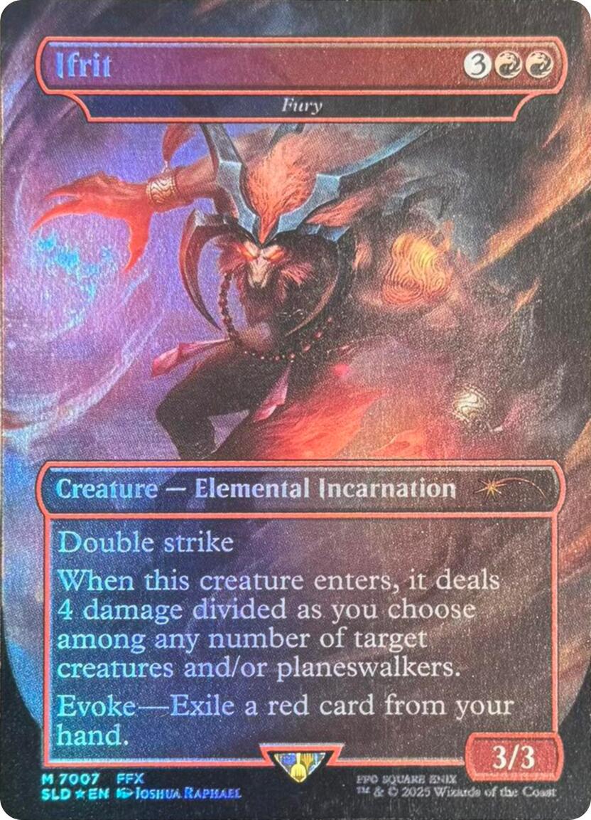 Ifrit - Fury (Rainbow Foil) [Secret Lair Drop Series] | Card Citadel