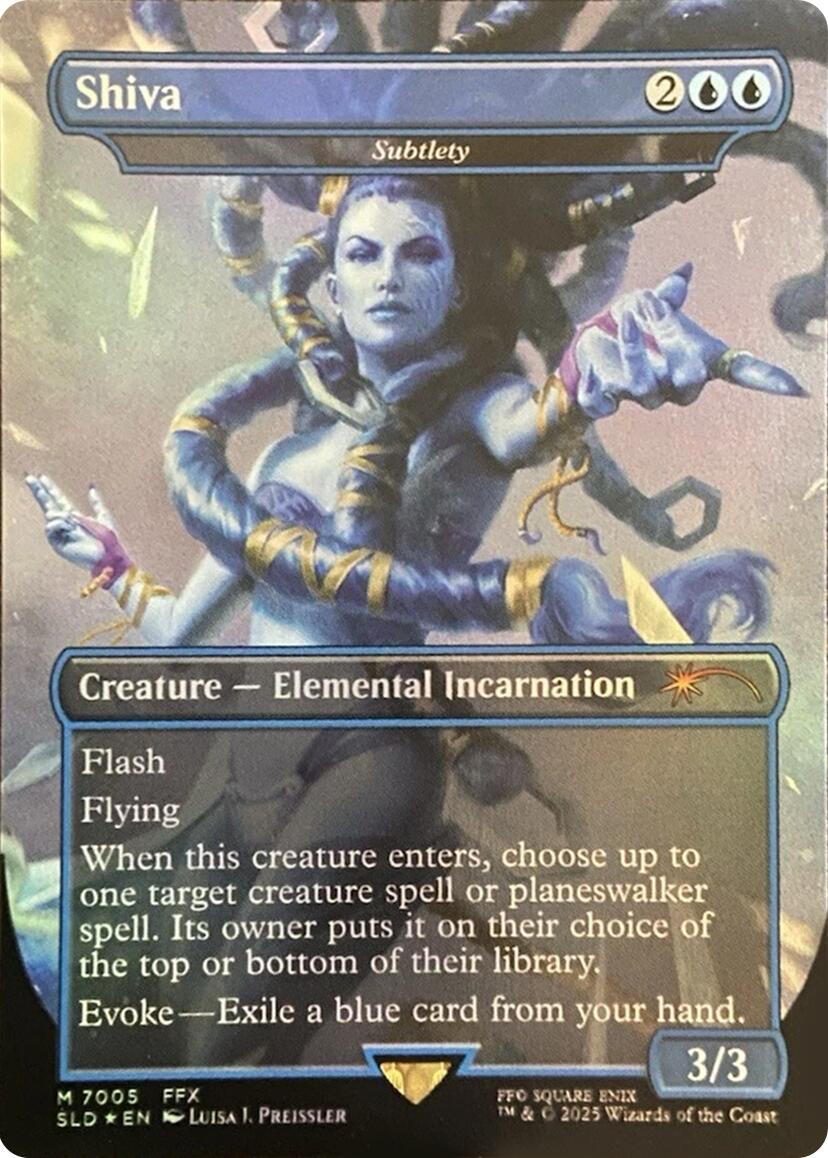 Shiva - Subtlety (Rainbow Foil) [Secret Lair Drop Series] | Card Citadel