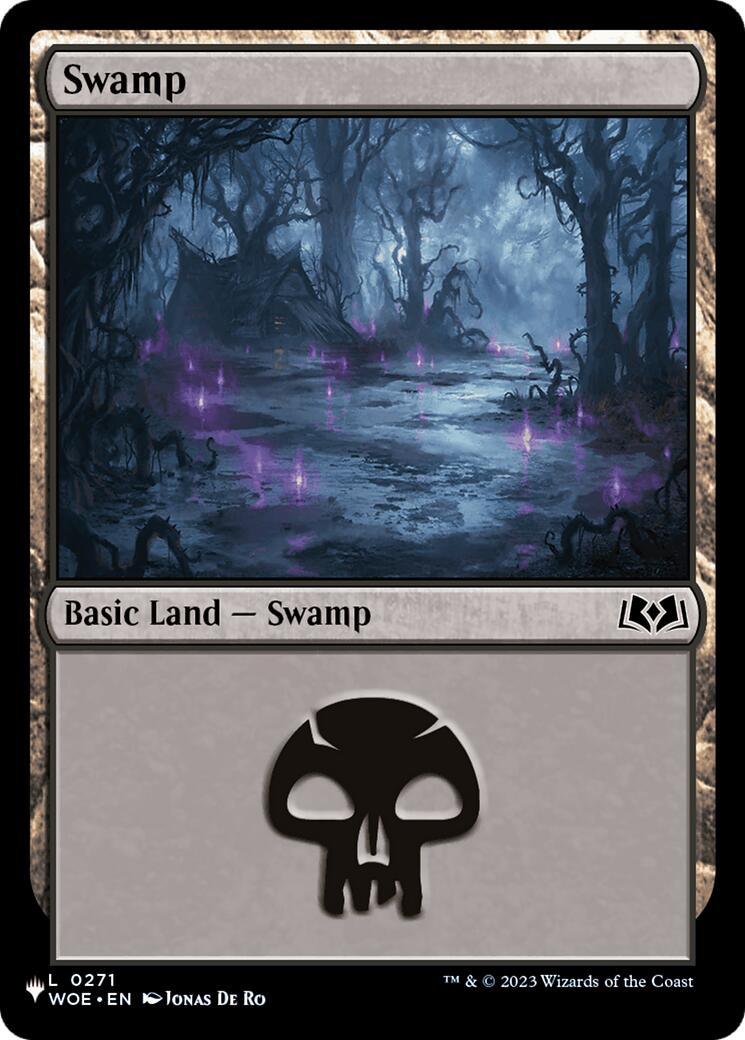 Swamp (0272) (WOE) [The List] | Card Citadel
