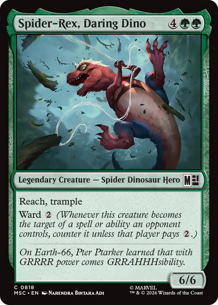 Spider-Rex, Daring Dino [Marvel Super Heroes Commander] | Card Citadel