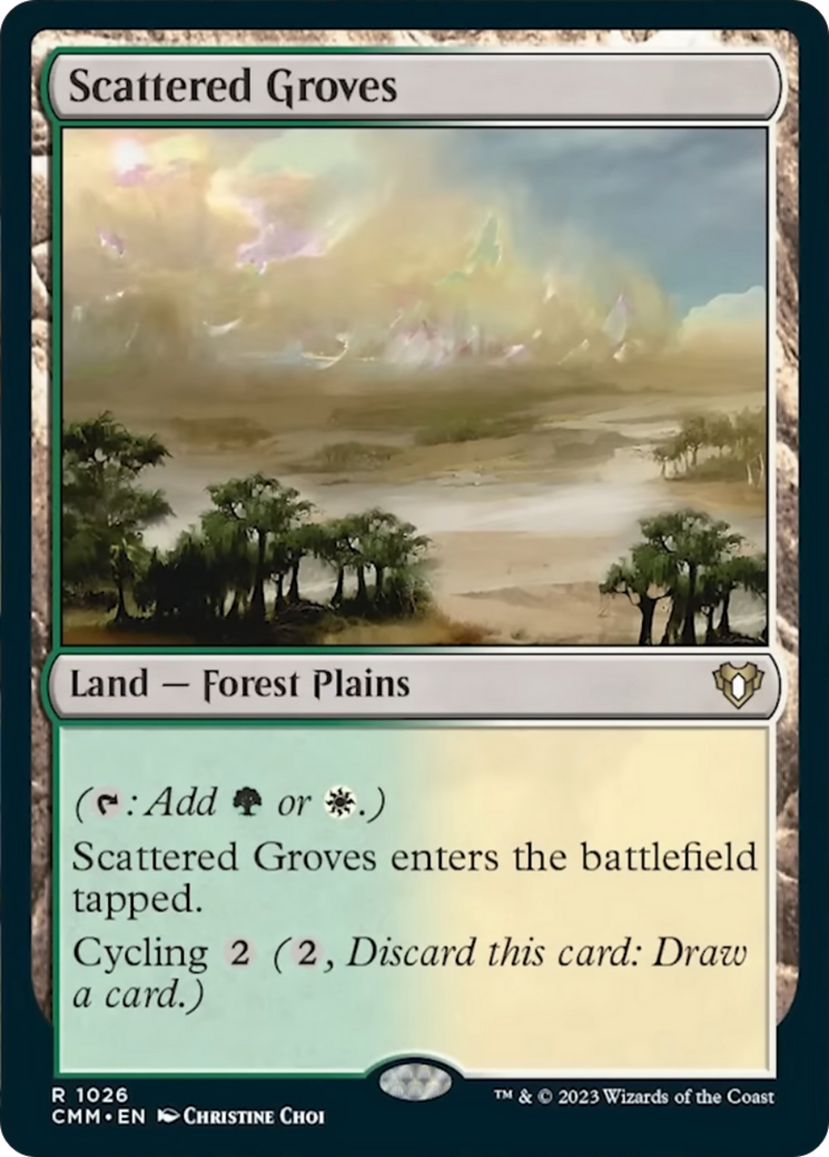 Scattered Groves [Commander Masters] | Card Citadel