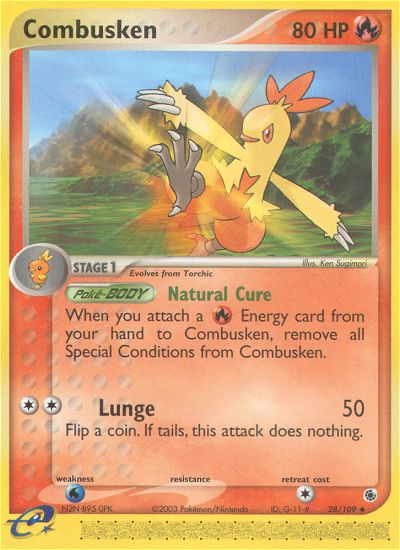 Combusken (28/109) [EX: Ruby & Sapphire] | Card Citadel