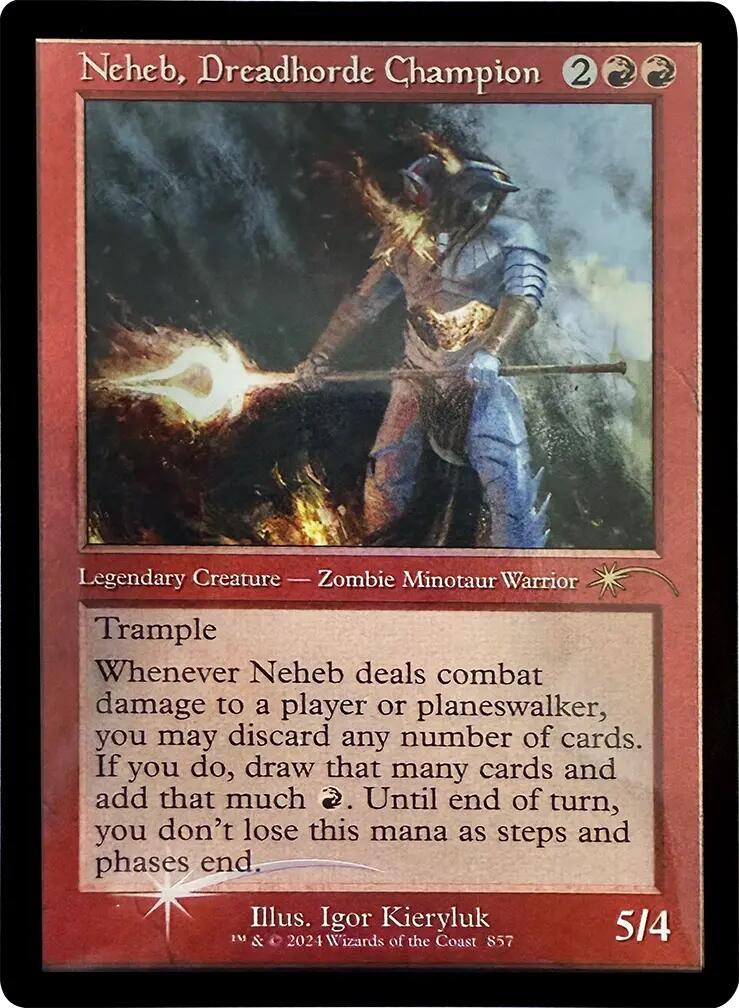 Neheb, Dreadhorde Champion (Retro Frame) [Secret Lair Drop Series] | Card Citadel