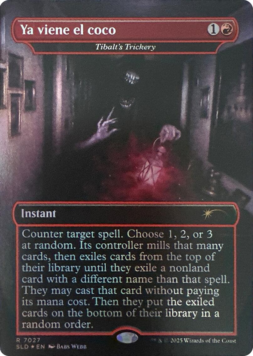 Ya viene el coco - Tibalt's Trickery (Rainbow Foil) [Secret Lair Drop Series] | Card Citadel