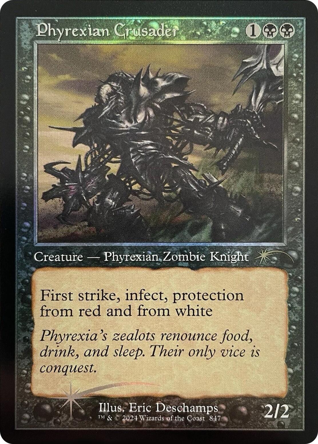Phyrexian Crusader (Retro Frame) [Secret Lair Drop Series] | Card Citadel