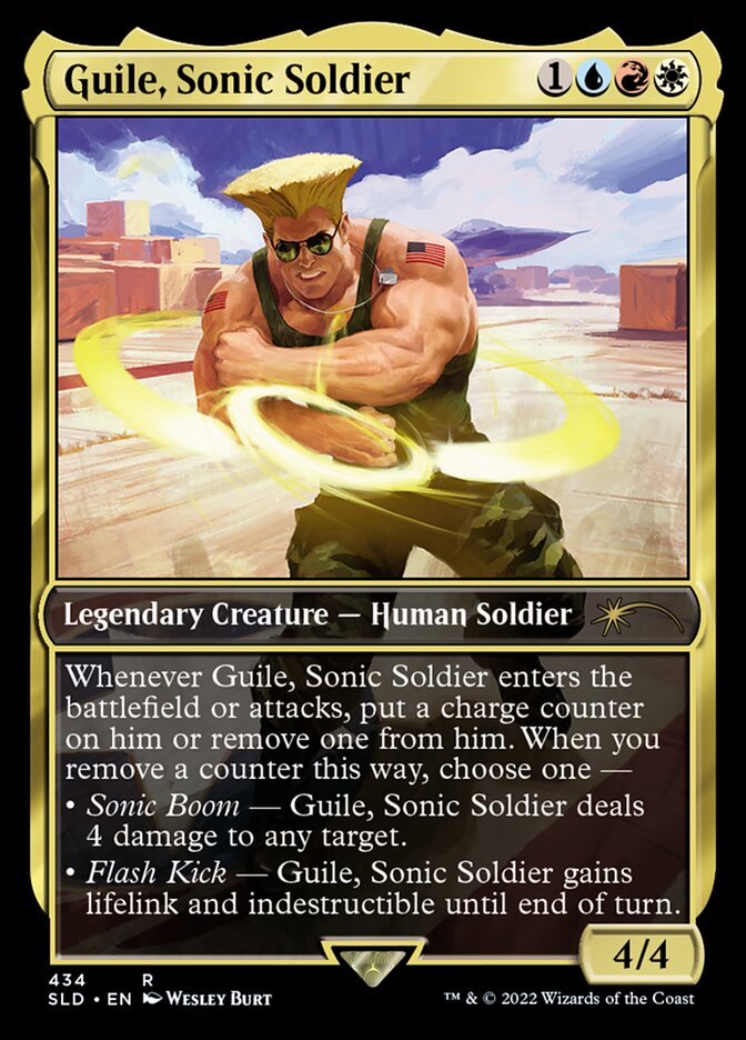 Guile, Sonic Soldier [Secret Lair Drop Series] | Card Citadel