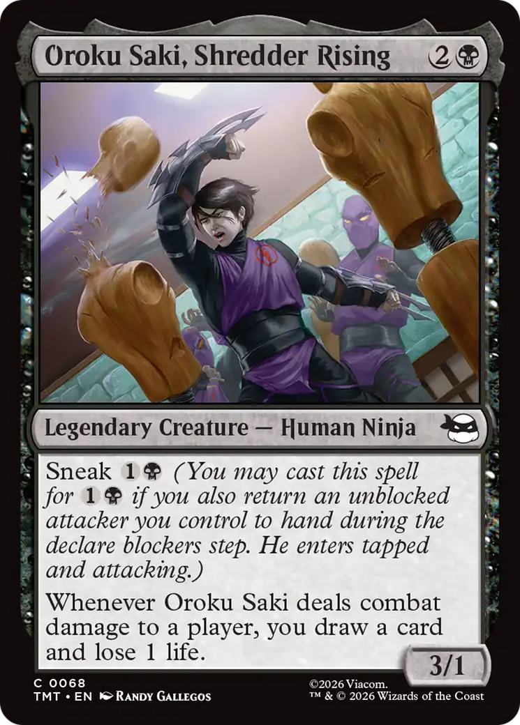 Oroku Saki, Shredder Rising [Teenage Mutant Ninja Turtles] | Card Citadel