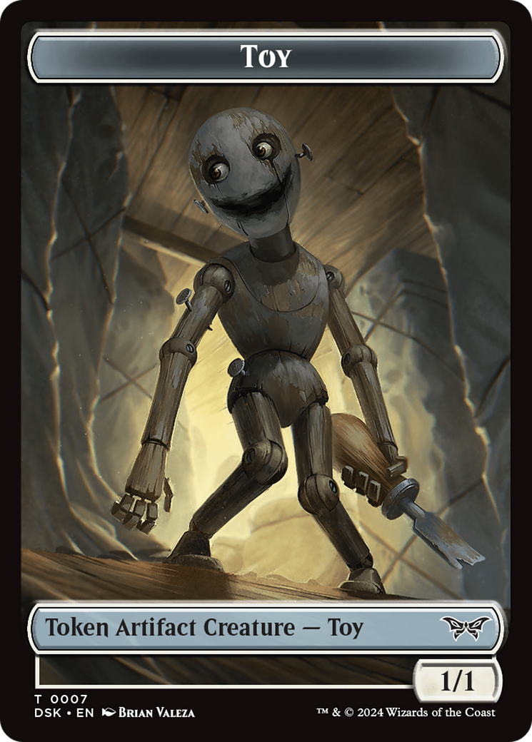 Toy // Spider Double-Sided Token [Duskmourn: House of Horror Tokens] | Card Citadel