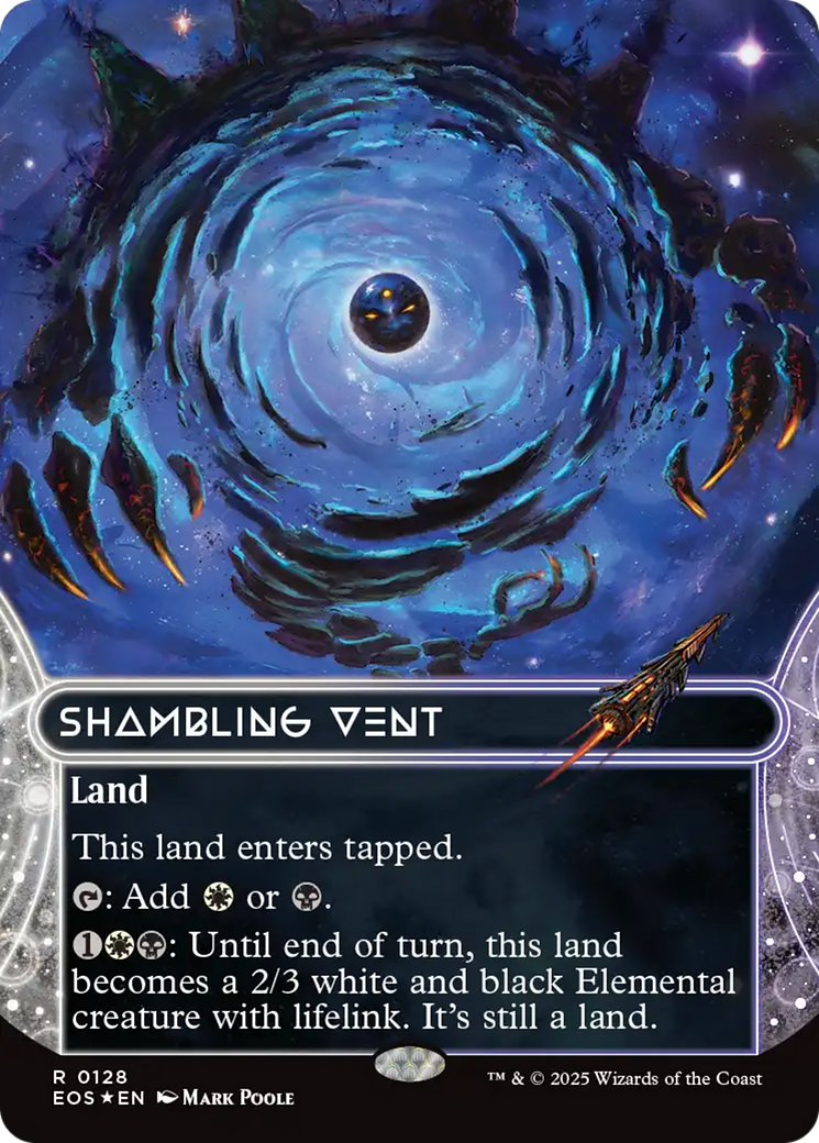 Shambling Vent (0128) (Borderless) (Galaxy Foil) [Edge of Eternities: Stellar Sights] | Card Citadel