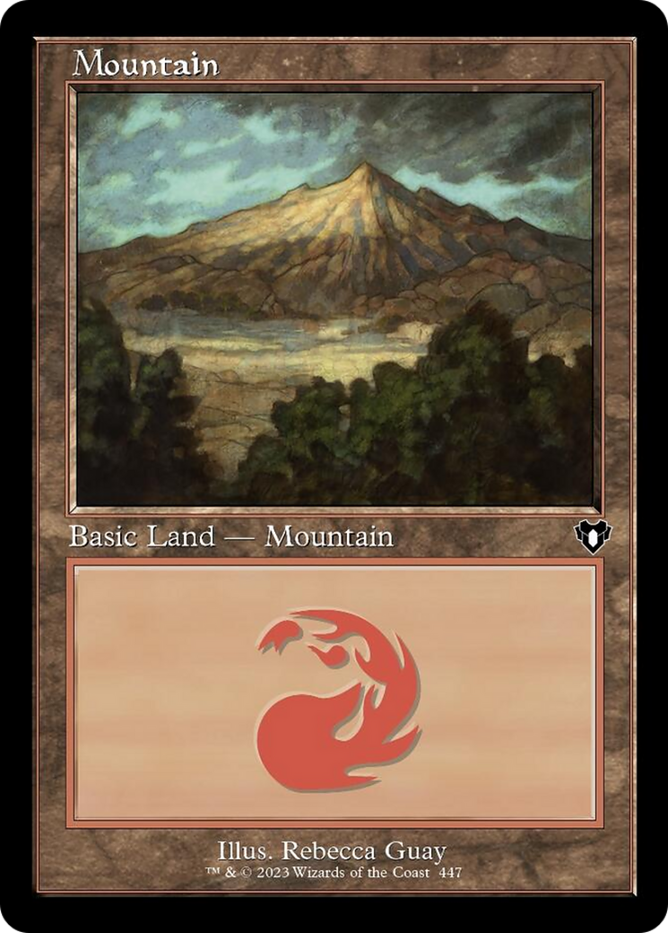 Mountain (447) (Retro) [Commander Masters] | Card Citadel