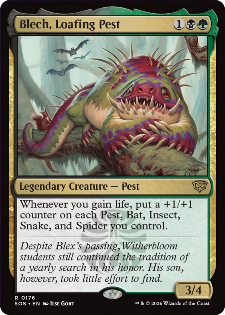 Blech, Loafing Pest [Secrets of Strixhaven] | Card Citadel