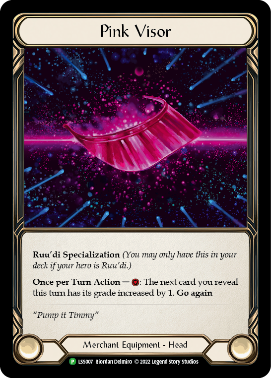 Pink Visor [LSS007] (Promo)  Cold Foil | Card Citadel