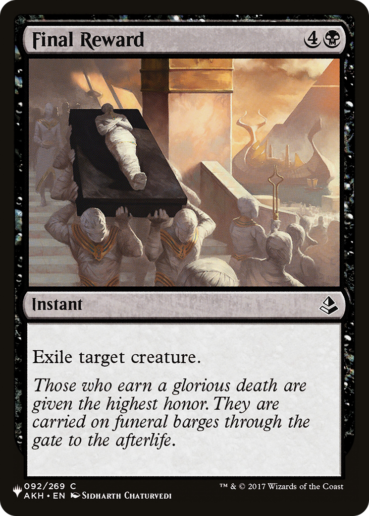 Final Reward [The List] | Card Citadel