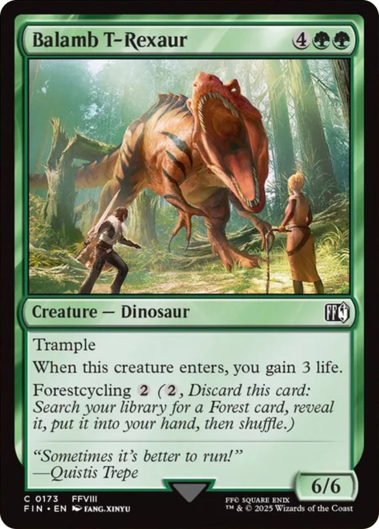 Balamb T-Rexaur [FINAL FANTASY] | Card Citadel