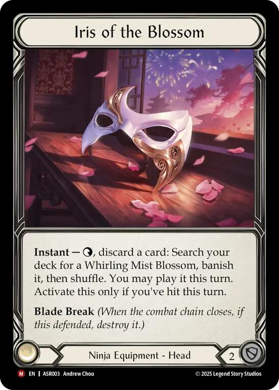 Iris of the Blossom [ASR003] (Armory Deck: Ira)  Rainbow Foil | Card Citadel