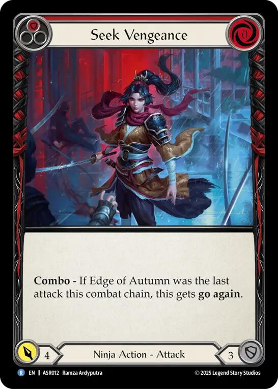 Seek Vengeance (Red) [ASR012] (Armory Deck: Ira) | Card Citadel