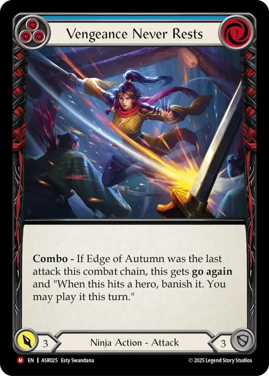 Vengeance Never Rests [ASR025] (Armory Deck: Ira) | Card Citadel