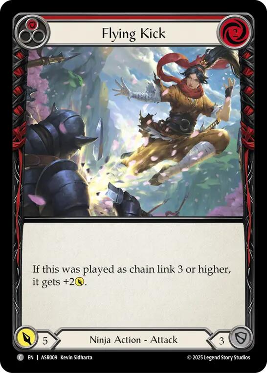 Flying Kick (Red) [ASR009] (Armory Deck: Ira) | Card Citadel