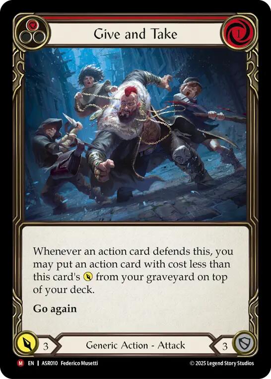 Give and Take [ASR010] (Armory Deck: Ira) | Card Citadel