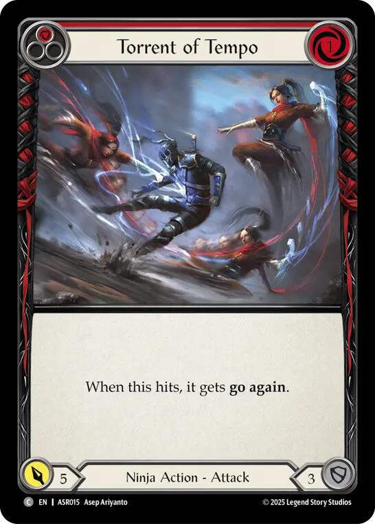Torrent of Tempo (Red) [ASR015] (Armory Deck: Ira) | Card Citadel
