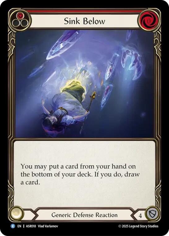Sink Below (Red) [ASR018] (Armory Deck: Ira) | Card Citadel