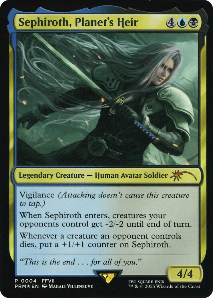 Sephiroth, Planet's Heir (Costco Bundle) [FINAL FANTASY Promos] | Card Citadel