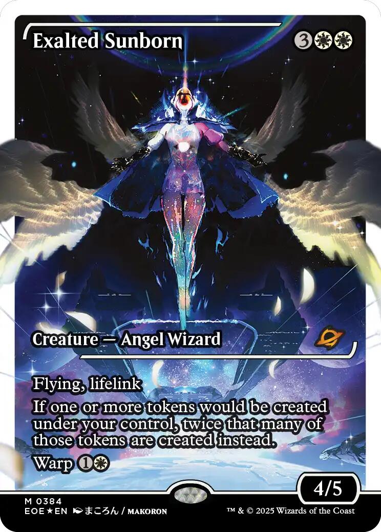 Exalted Sunborn (Showcase) (Fracture Foil) [Edge of Eternities] | Card Citadel