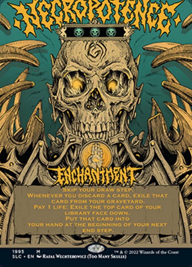 Necropotence (Borderless Alternate Art) [Secret Lair Countdown Kit] | Card Citadel