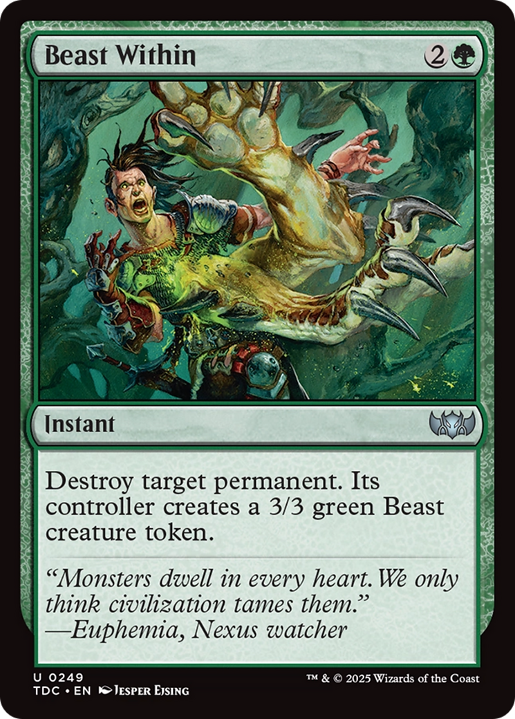 Beast Within [Tarkir: Dragonstorm Commander] | Card Citadel