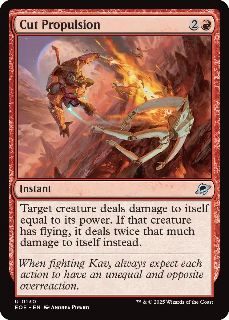 Cut Propulsion [Edge of Eternities] | Card Citadel