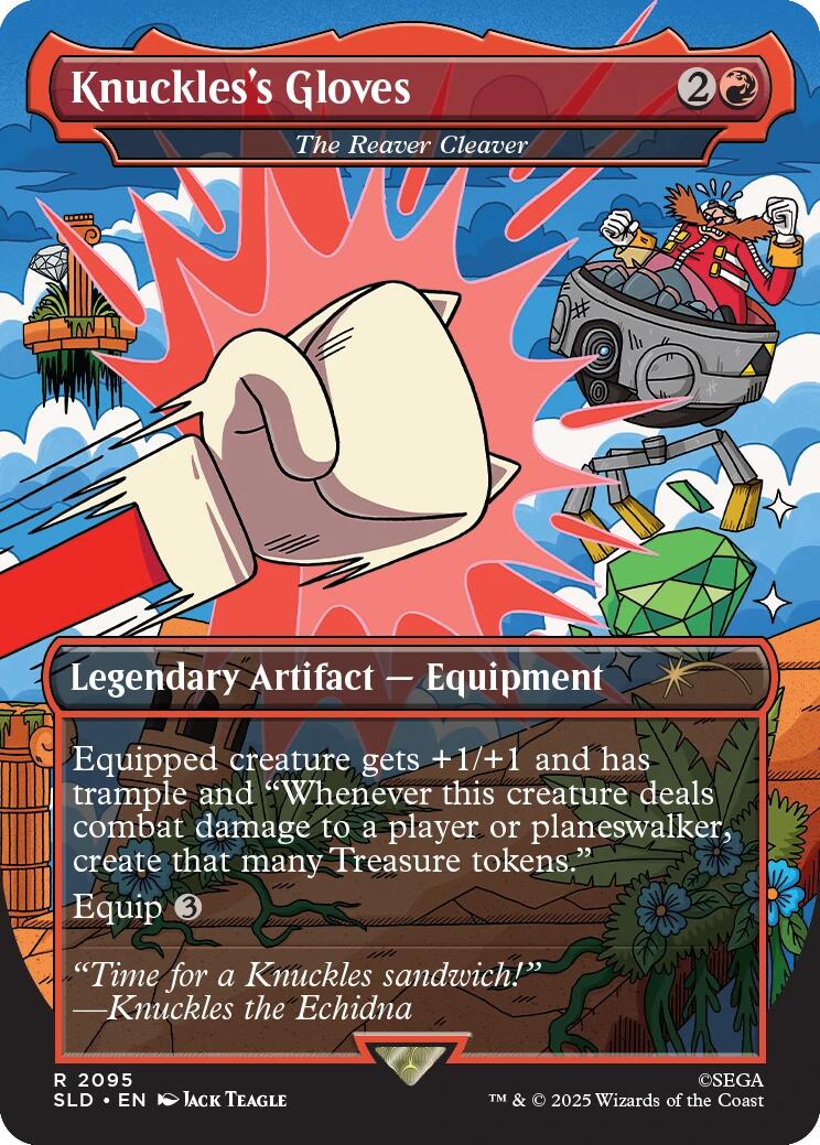 Knuckles's Gloves - The Reaver Cleaver [Secret Lair Drop Series] | Card Citadel