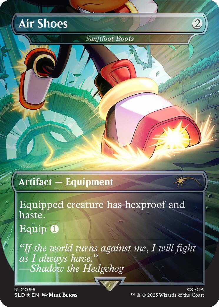 Air Shoes - Swiftfoot Boots (Rainbow Foil) [Secret Lair Drop Series] | Card Citadel