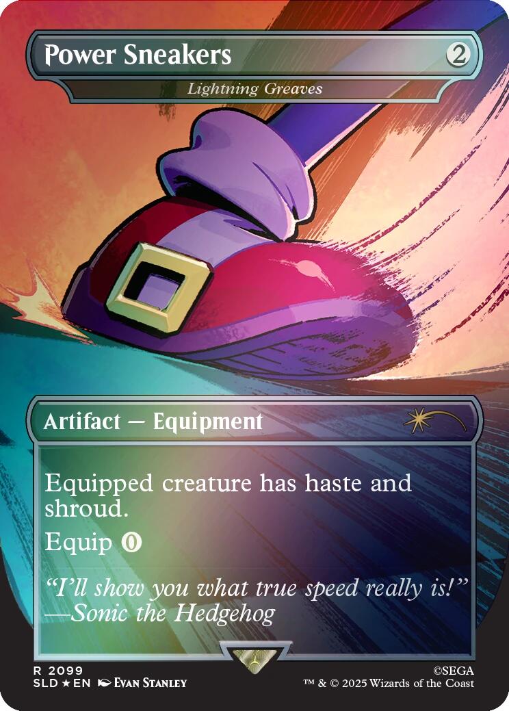 Power Sneakers - Lightning Greaves (Rainbow Foil) [Secret Lair Drop Series] | Card Citadel