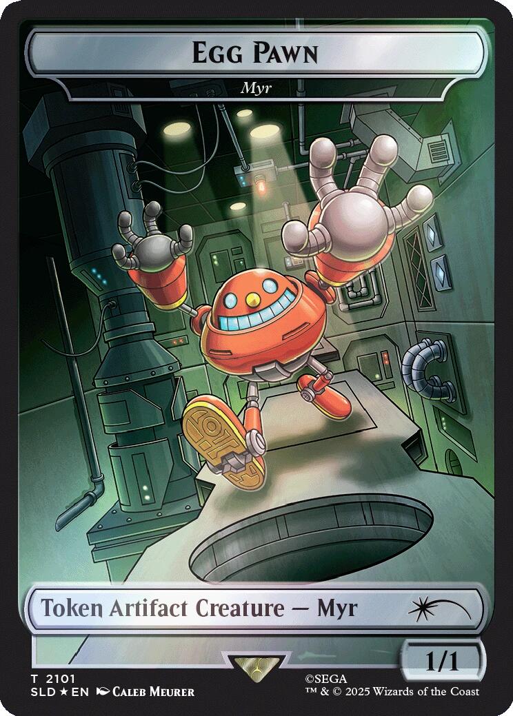 Egg Pawn - Myr Token (Rainbow Foil) [Secret Lair Drop Series] | Card Citadel