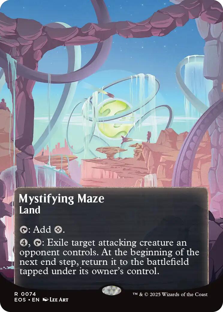 Mystifying Maze (0074) (Borderless) [Edge of Eternities: Stellar Sights] | Card Citadel