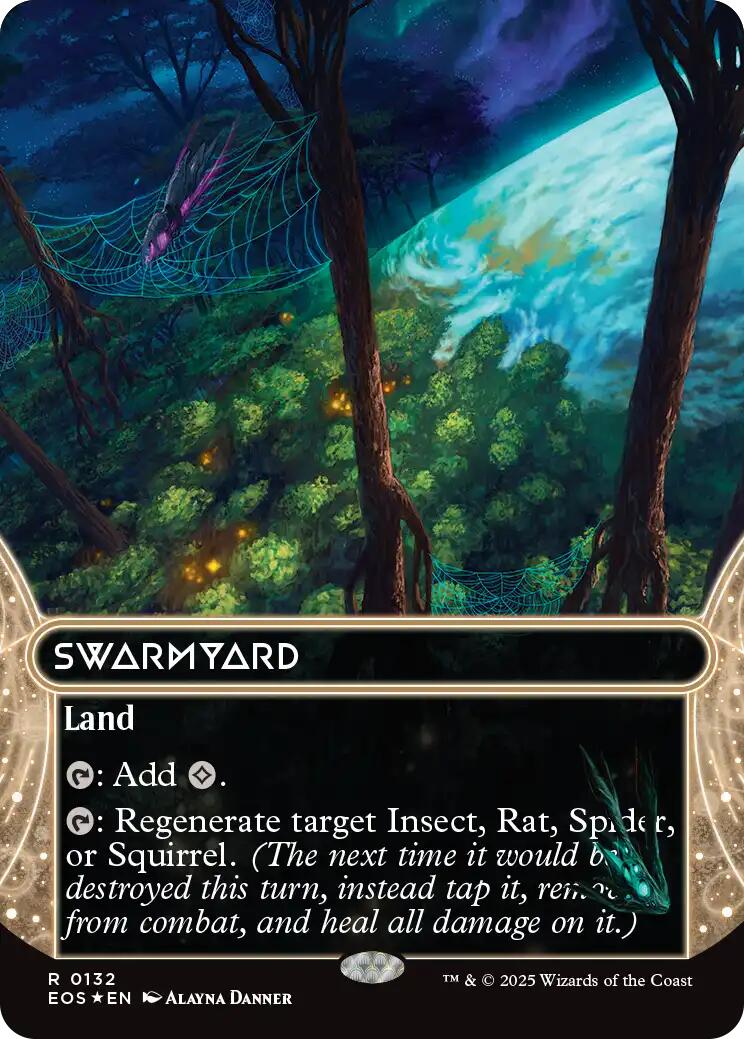 Stripe Mine (0132) (Borderless) (Galaxy Foil) [Edge of Eternities: Stellar Sights] | Card Citadel