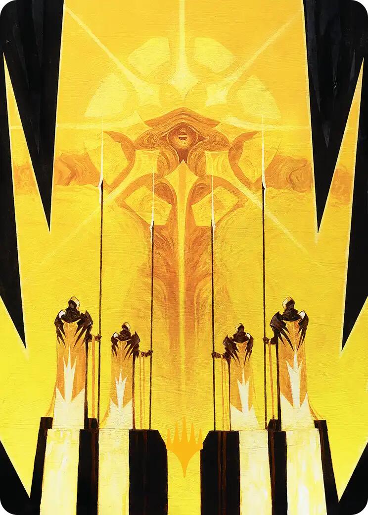 Hardlight Containment Art Card (Gold-Stamped Planeswalker Symbol) [Edge of Eternities Art Series] | Card Citadel