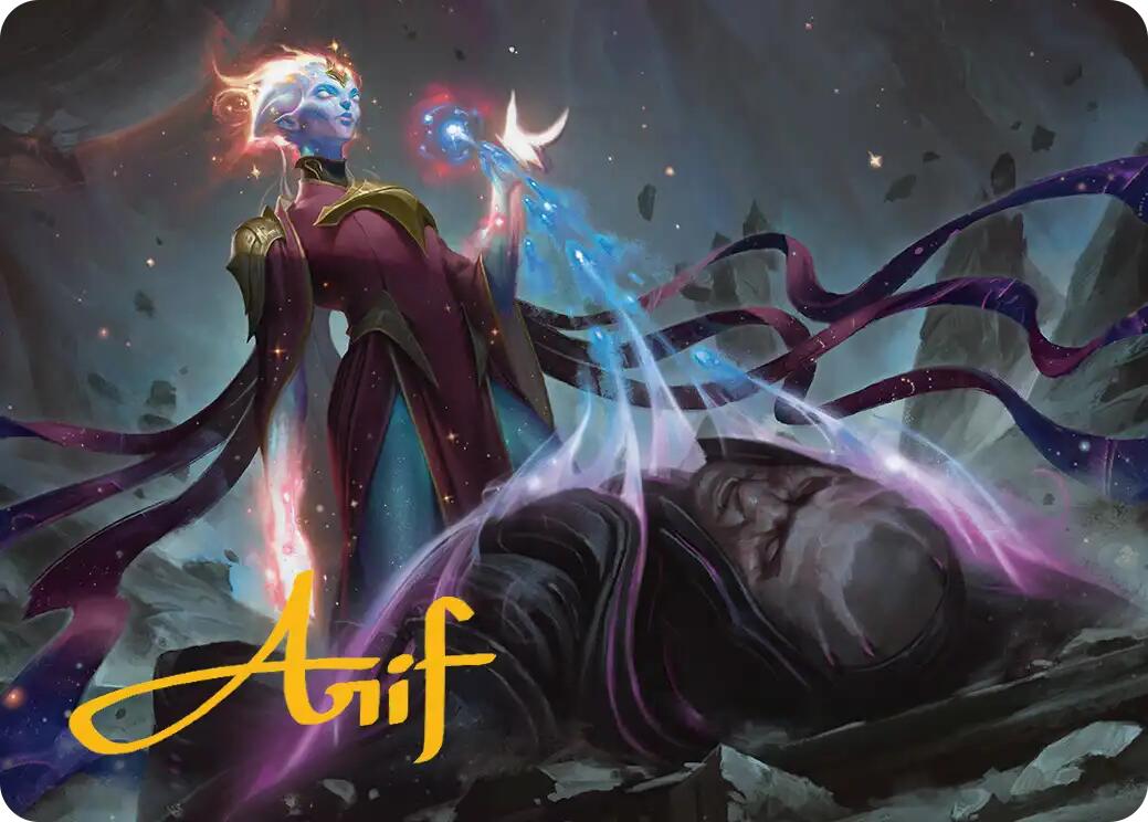 Lightstall Inquisitor Art Card (Gold-Stamped Signature) [Edge of Eternities Art Series] | Card Citadel